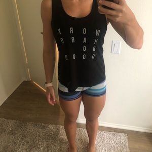 Workout shirt - work hard do good